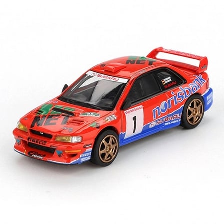 BUĞZ Mini GT 1/64 Subaru Impreza WRC97 #1 1999 DRM Champion