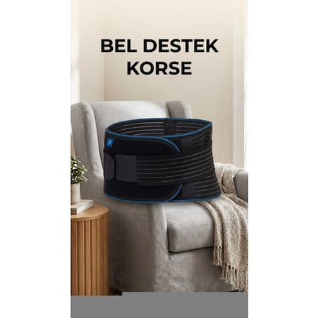 BUĞZ Ayarlanabilir Nefes Alabilir Ortopedik Bel Destekli Çalışma Korsesi Unisex