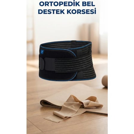 BUĞZ Nefes Alabilir Ayarlanabilir Unisex Ortopedik Bel Destekli Korsesi