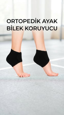 BUĞZ Ortopedik Topuk Dikeni Destekli Silikonlu Çorap 2'li Set