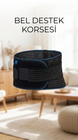 BUĞZ Unisex Ayarlanabilir Nefes Alabilir Ortopedik Bel Destekli Çalışma Korsesi
