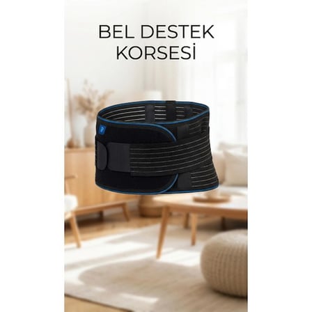 BUĞZ Unisex Ayarlanabilir Nefes Alabilir Ortopedik Bel Destekli Çalışma Korsesi