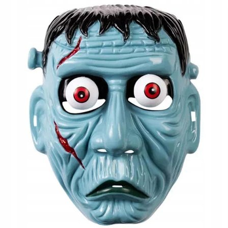BUĞZ Frankenstein Temalı Sallanan Oynar Gözlü Maske