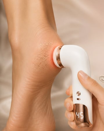 BUĞZ Kablosuz Epilatör Topuk Temizleme ve Cilt Peeling Cihazı 3’ü 1 Arada
