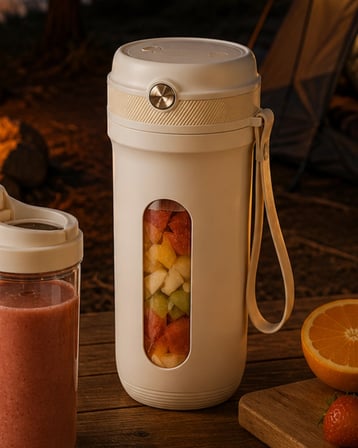 BUĞZ Kablosuz Taşınabilir Blender Güçlü Motorlu Meyve Sıkıcı ve Smoothie Hazırlayıcı