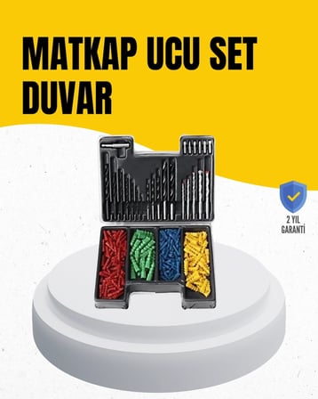 BUĞZ Delme Uç Seti 24 Parça Kutulu Matkap Ucu Ahşap Metal Beton İçin