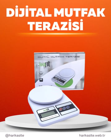 BUĞZ Pratik ve Şık Tasarımıyla Dijital Mutfak Tartısı