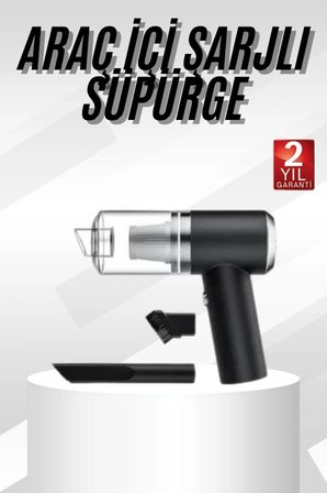 BUĞZ Yeni Nesil Mini Vakumlu Araç Süpürgesi El Süpürgesi Şarjlı