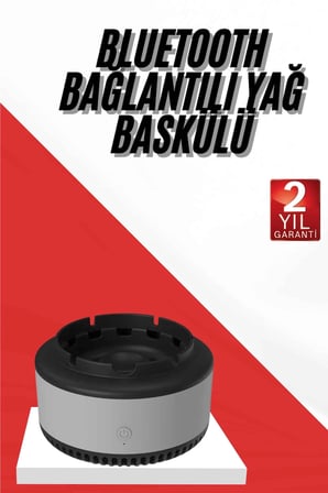 BUĞZ Elektronik Akıllı Küllük Hava Temizleyici Kokusuz Kül Tablası Anti-Duman