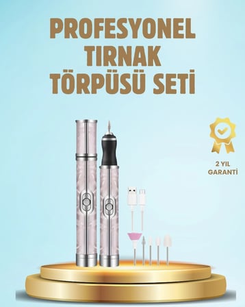 BUĞZ Elektrikli Tırnak Törpüsü Ayarlanabilir Hızlı Manikür Pedikür Cihazı