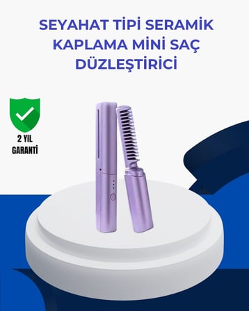 BUĞZ Taşınabilir Saç Düzleştirici Tarak – Ayarlanabilir Isı Kontrollü