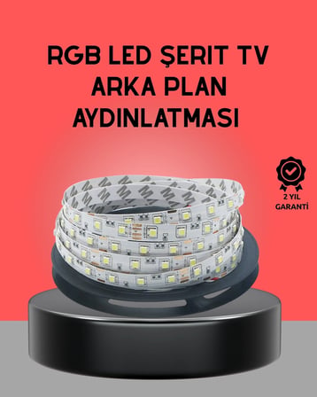 BUĞZ Uzaktan Kumandalı LED TV Arka Işık Şeridi