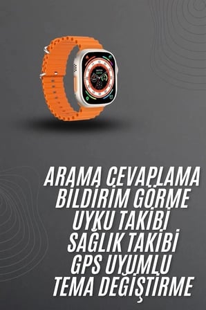 BUĞZ Akıllı Saat Arama Cevaplayan Bildirim Görme Yeni Nesil Bluetooth Bağlantılı