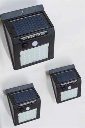 BUĞZ Güneş Enerjili Bahçe Lambası Solar Gece Aydınlatma Sensörlü Lamba