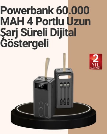 BUĞZ Güvenlik Korumalı Hızlı Şarj Özellikli Powerbank