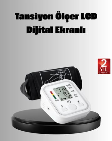 BUĞZ Üst Koldan Ölçüm Dijital Tansiyon Aleti – IHB Aritmi Uyarılı ve Çift Hafızalı