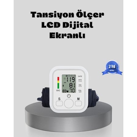 BUĞZ Üst Koldan Ölçüm Dijital Tansiyon Aleti – IHB Aritmi Uyarılı ve Çift Hafızalı
