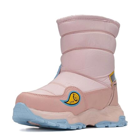  Kız Çocuk Kar Botu Cırt Cırtlı Kürklü Kaymaz Taban Termal Çizme