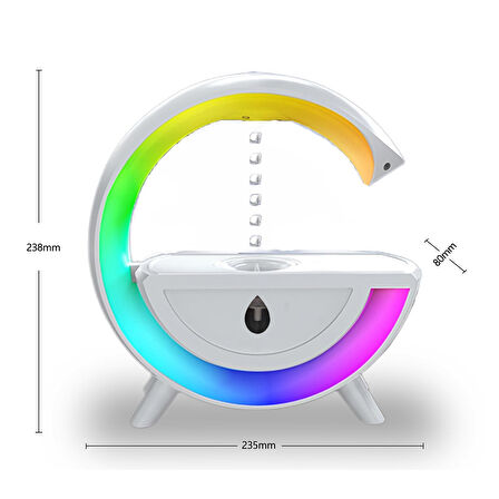 Anti-Gravitasyonlu Ultrasonik Nemlendirici ve Aromaterapi Difüzörü - Sihirli Havadar Dokunuş