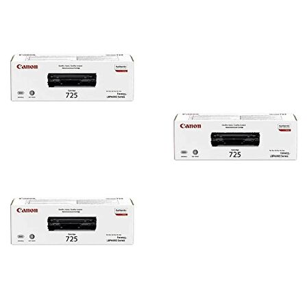 Canon CRG-725 / LBP-6030 Orjinal Toner 3'LÜ Avantaj Paket 