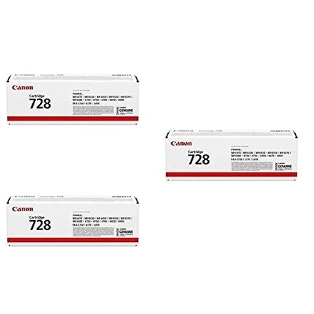 Canon CRG-728 / MF-4430 Orjinal Toner 3'LÜ Avantaj Paket 