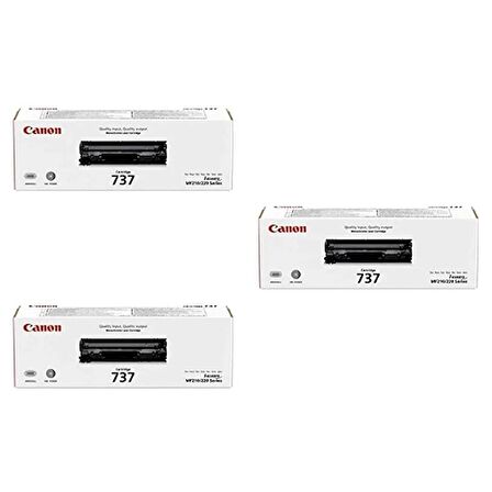 Canon CRG-737 Orjinal Toner 3'LÜ Avantaj Paket