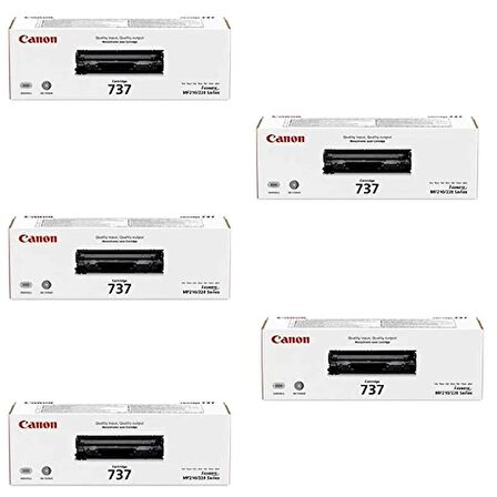 Canon CRG-737/ MF-217w Orjinal Toner 5'Lİ Avantaj Paket 
