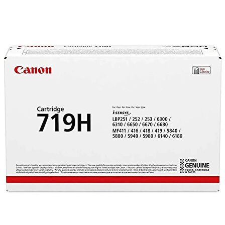 Canon CRG-719H / LBP-6680x Orjinal Toner Yüksek Kapasite 