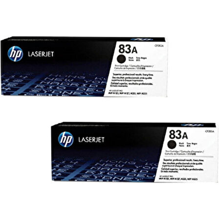 Hp 83A-CF283A / CF484a Orjinal Toner 2'Lİ Avantaj Paket 