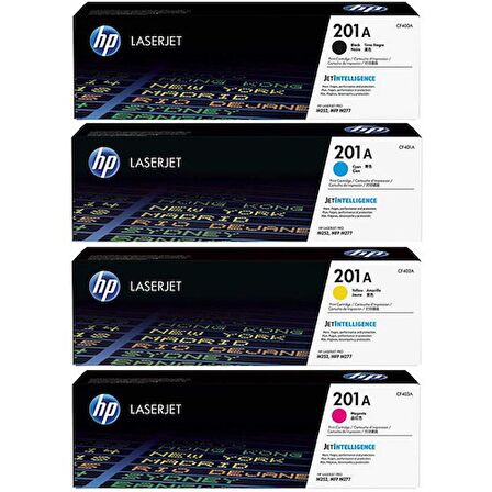 Hp (201A) CF400A/CF401A/CF402A/CF403A Orjinal Toner Takımı