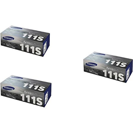 Samsung MLT-D111S / SL-M2020w Orjinal Toner 3'LÜ Avantaj Paket 