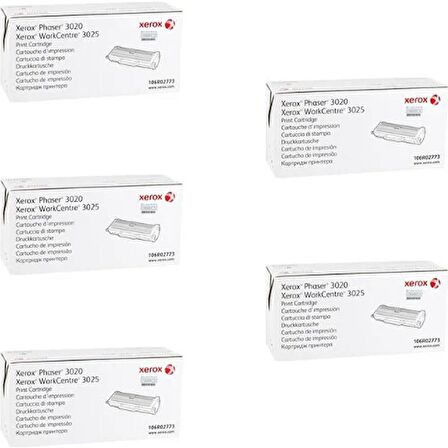 Xerox 3020/3025 Orjinal Toner 5'Lİ Avantaj Paket