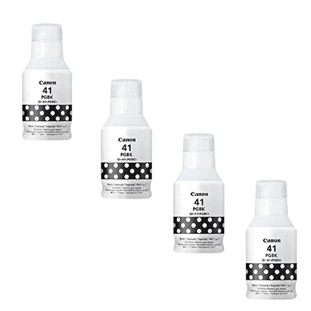 Canon GI-41 / G1460 Siyah Orjinal Mürekkep 4'LÜ Avantaj Paket 