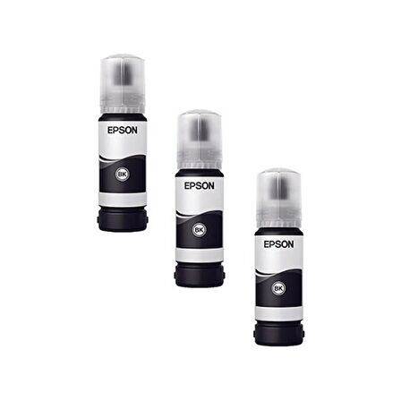 Epson 103 / L3151 Siyah Orjinal Mürekkep 3'LÜ Avantaj Paket