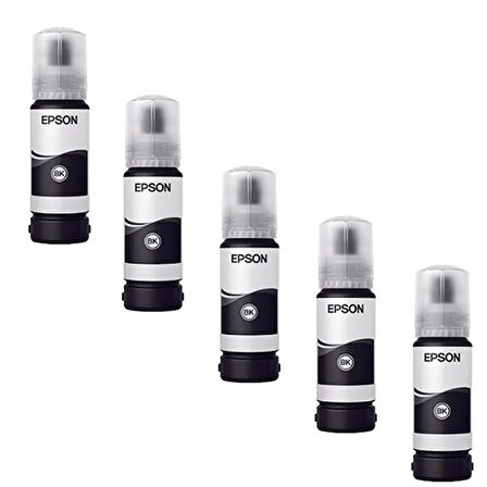 Epson 103 / L3251 Siyah Orjinal Mürekkep 5'Lİ Avantaj Paket 