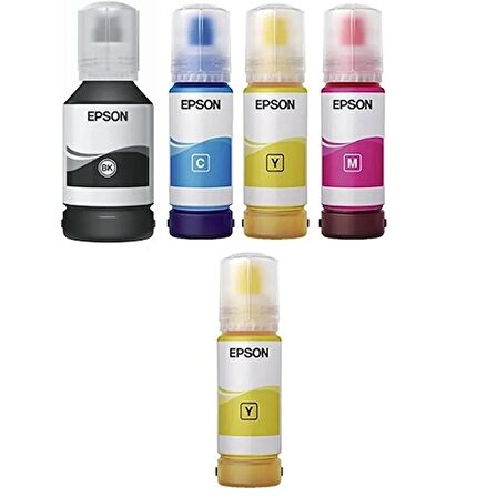 Epson 101 / L6270 Orjinal Mürekkep Takımı +1 Sarı Hediyeli 
