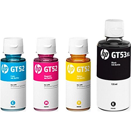 Hp GT53XL / 530 Orjinal Mürekkep Takımı 