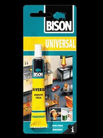 Bison Universal Eşya Malzeme Yapıştırıcı ( Şeffaf )