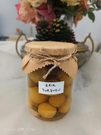 Bizim Köy Ev Ürünleri Sapanca Erik Turşusu 