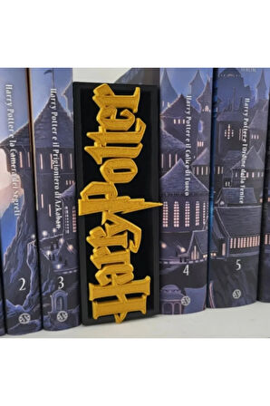 Harry Potter Kitaplık Dekoru – 3D Yazıcı Baskı, PLA Malzeme, 18 cm