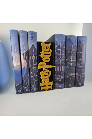 Harry Potter Kitaplık Dekoru – 3D Yazıcı Baskı, PLA Malzeme, 18 cm