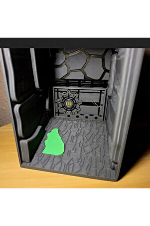 Fallout Vault Book Nook - 3D Baskı Dekoratif Kitaplık Dekoru