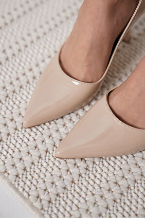 Blade Premium Nude Rugan Kadın Stiletto