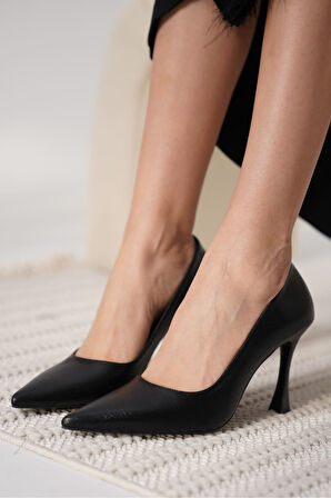 Blade Premium Siyah Kadın Stiletto