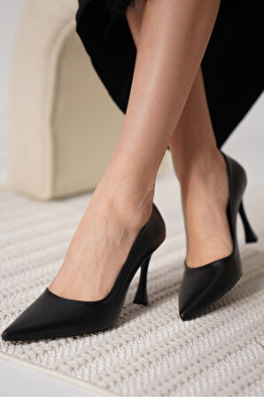 Blade Premium Siyah Kadın Stiletto