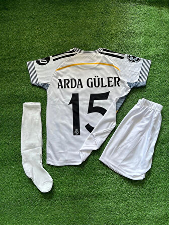 Arda. Güler Real. Madrid. 15 Numara Çocuk Futbol Forması 3 Parça