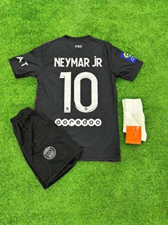 P.s.g 2023/24 Yeni Sezon Neymar Jr Dragon Çocuk Özel Konsept 3 Lü Set T-Shirt