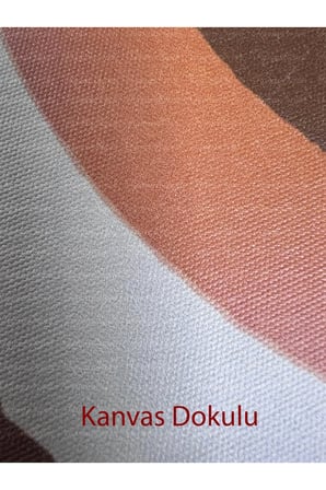 Kendiliğinden Yapışkanlı Kalın Kanvas Dokulu Dekoratif Bohem Art Soyut Duvar Kağıdı Duvar Stickerı