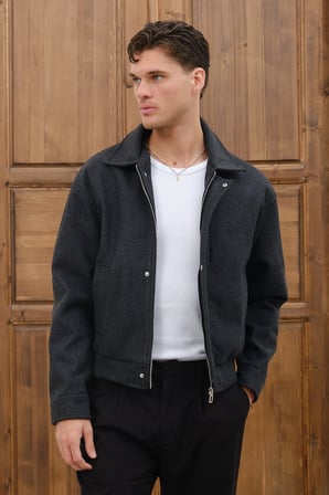 Bomber Basic Kaşe Ceket/Mont