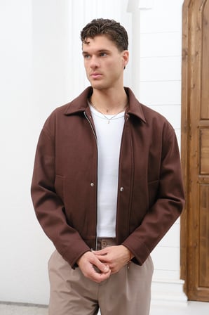 Bomber Basic Kaşe Ceket/Mont